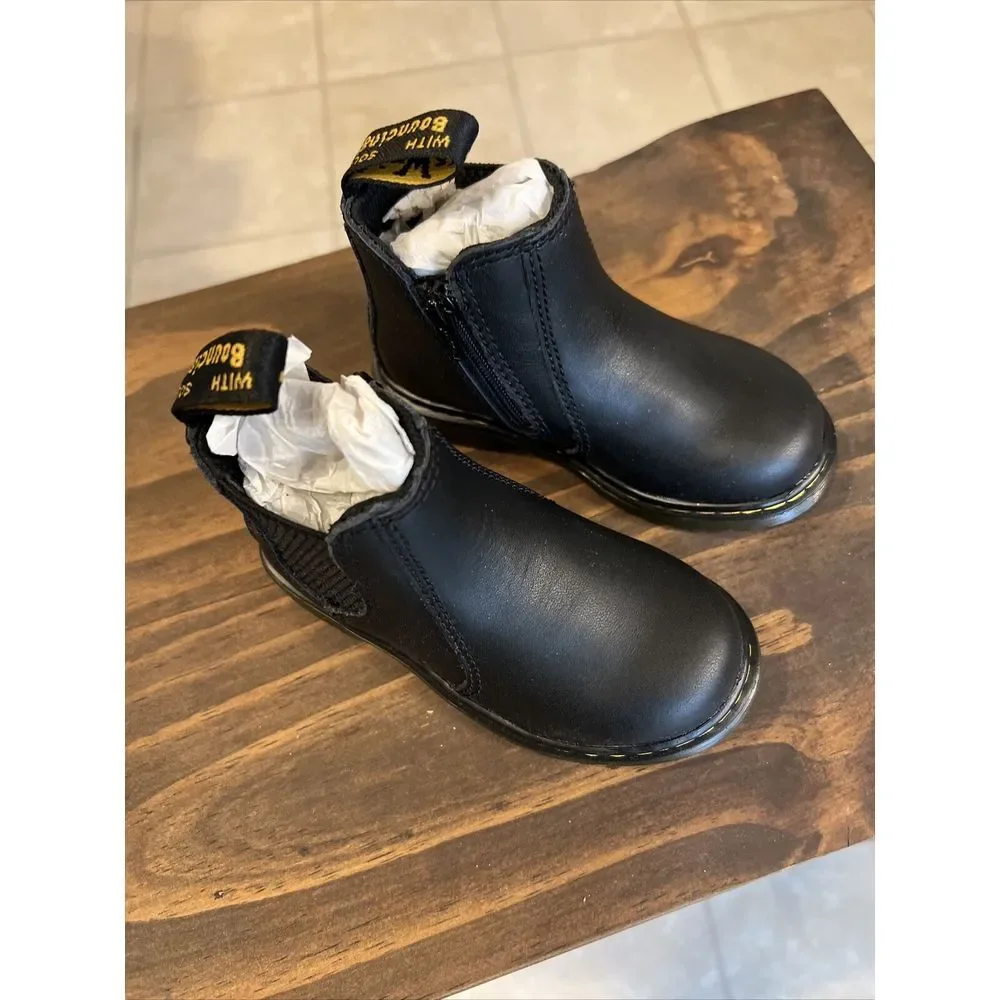 Dr. Martens Kid's Collection AirWair 2976 Softy‎ T Boot Size 7 Core Kids Black